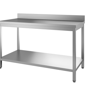Table adossée étagère - 1600x700x850/900mm