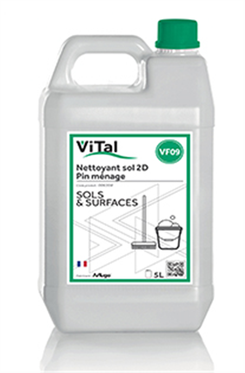 Nettoyant 2d neutre - bidon 5 l - pin
