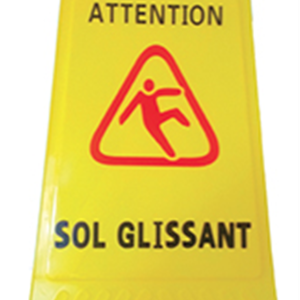 Panneau de signalisation - 30x20x62 cm