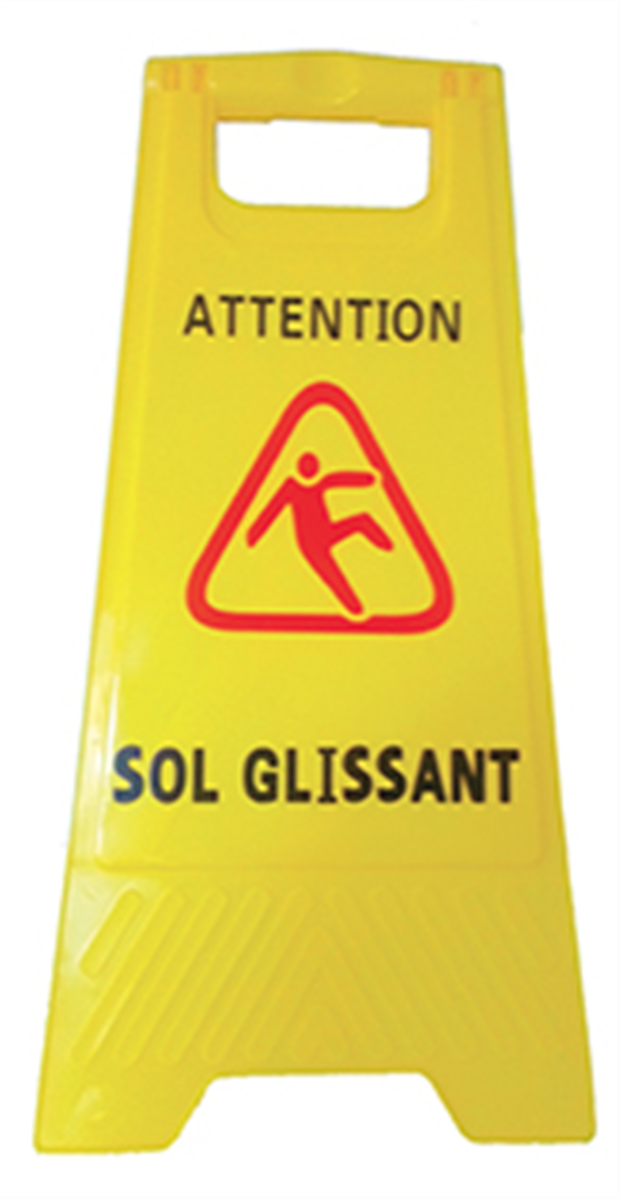 Panneau de signalisation - 30x20x62 cm