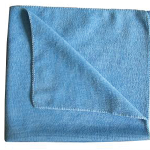 Carré microfibre 40x40 cm - bleu