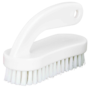 Brosse à ongle avec poignée - blanc