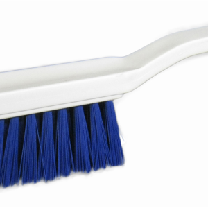 Balayette droite fleuré 29 cm - bleu