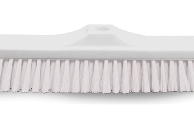 Balai droit 29 cm – doux – blanc