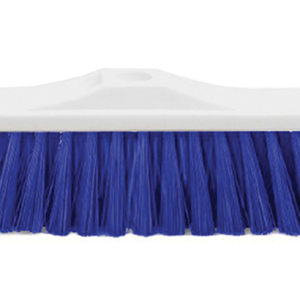 Balai droit 29 cm - mi-dur - blanc