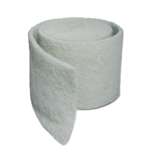Rouleau abrasif - longueur 3 m - blanc - 10 cm