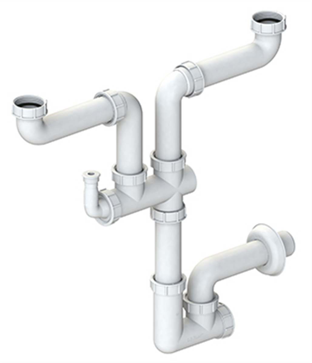 Siphon pour plonge - double plonge