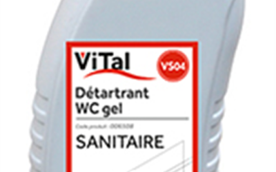 Détartrant gel wc – flacon 750 ml