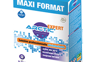 Lessive désinfectante cs artic&rsquo;expert – boîte 7 kg
