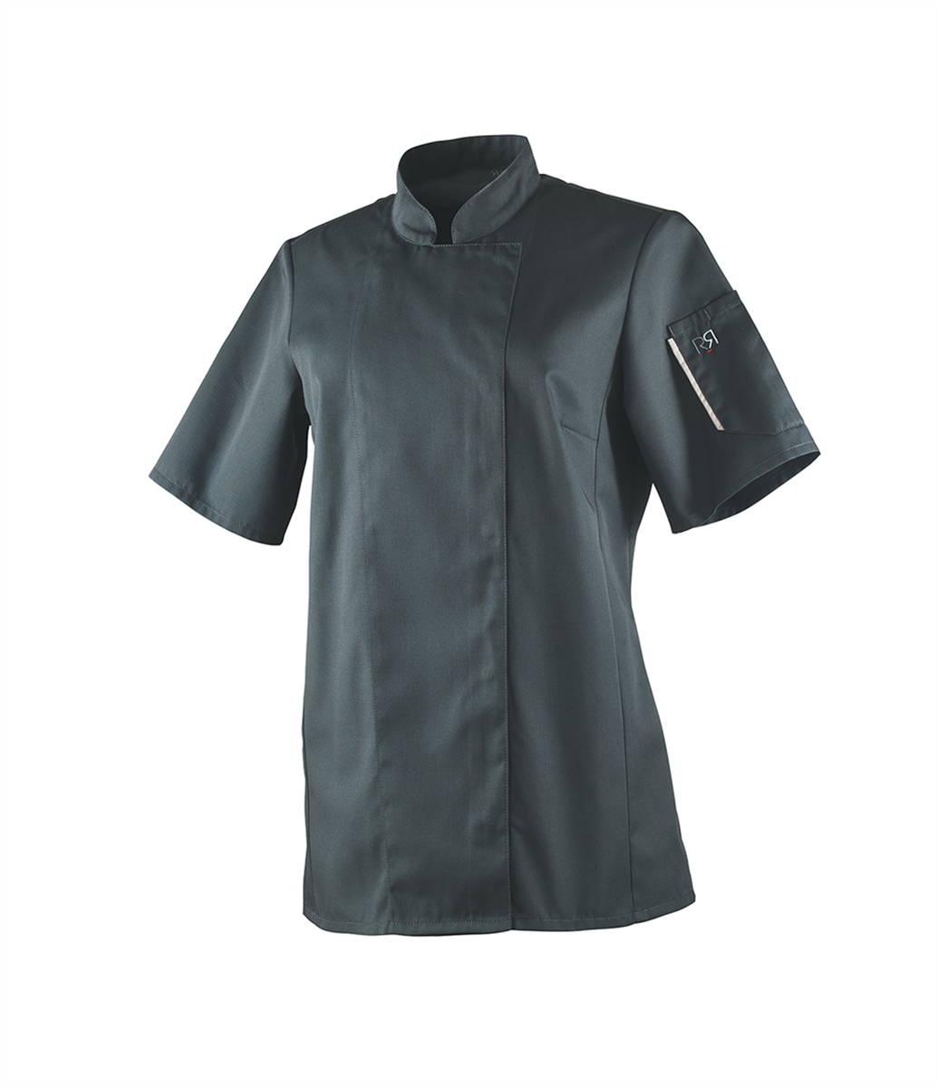 Veste femme manches courtes anthracite t5 - unera