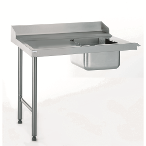Table entrée + bac - raccordable droite