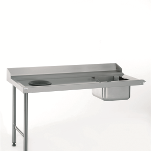 Table entrée + bac + tvd - raccordable droite