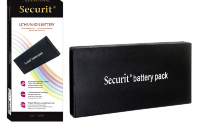 Batterie lithium pour porte-menus led