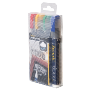 Feutre-craie blanc waterproof - medium 2/ 6 mm
