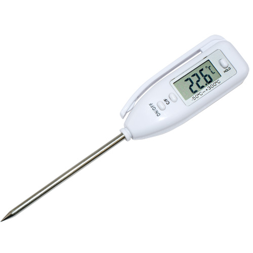 Thermomètre digital sonde perçante inox ip54