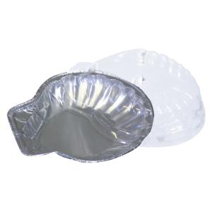 Coquille aluminium 13 cl - ø12,6x12,3x2 cm