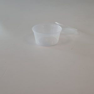 Pot sauce à charnière 10 cl - polypropylène