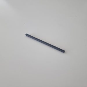 Paille en papier ø 7x15 cm - cocktail noir