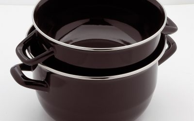 Marmite à moules BAUMALU – Ø 18 cm – Noir – Lot de 6