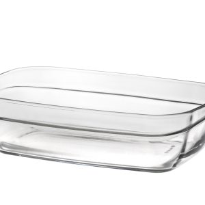 Ravier rectangulaire 37cl - transparent