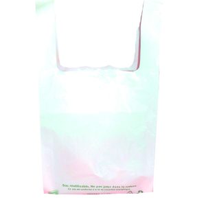 Sac à bretelles réutilisable - plastique blanc