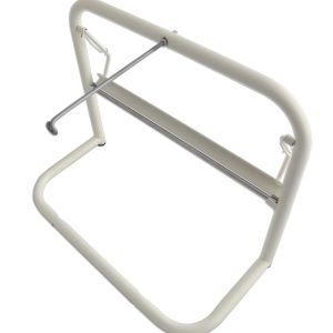 Porte bobinot laqué blanc - mural - 35 cm