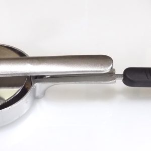 Presse à steak avec pelette ø 10 cm - ronde