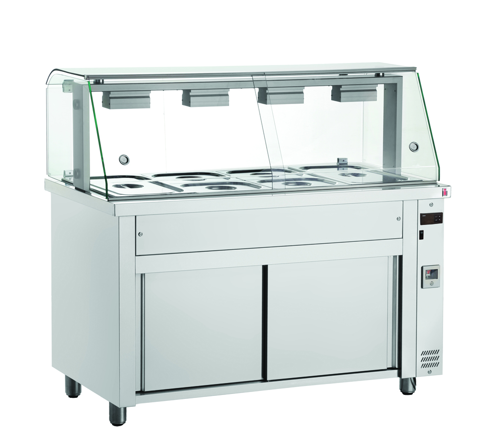 Buffet chaud +72 à +90°c - 1410x700x1325mm