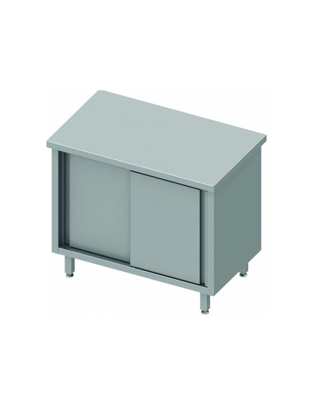 Meuble bas neutre central 2000x700x850/900 mm