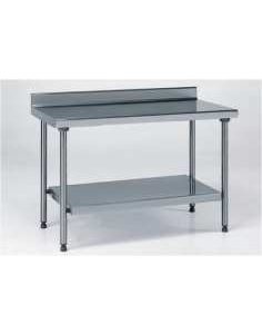 Table adossée + étagère - 800x700x850/900 mm