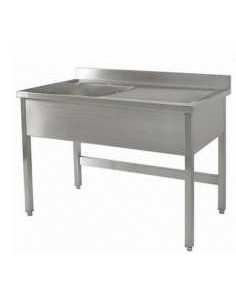 Plonge - bac gauche 1600x700x850/900mm