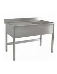 Plonge - bac droite 1600x700x850/900mm