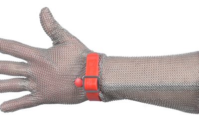 Gant en cotte de mailles avec manchette – taille m
