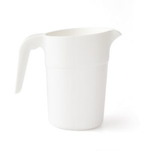 Pichet 1l sans couvercle polypropylène blanc