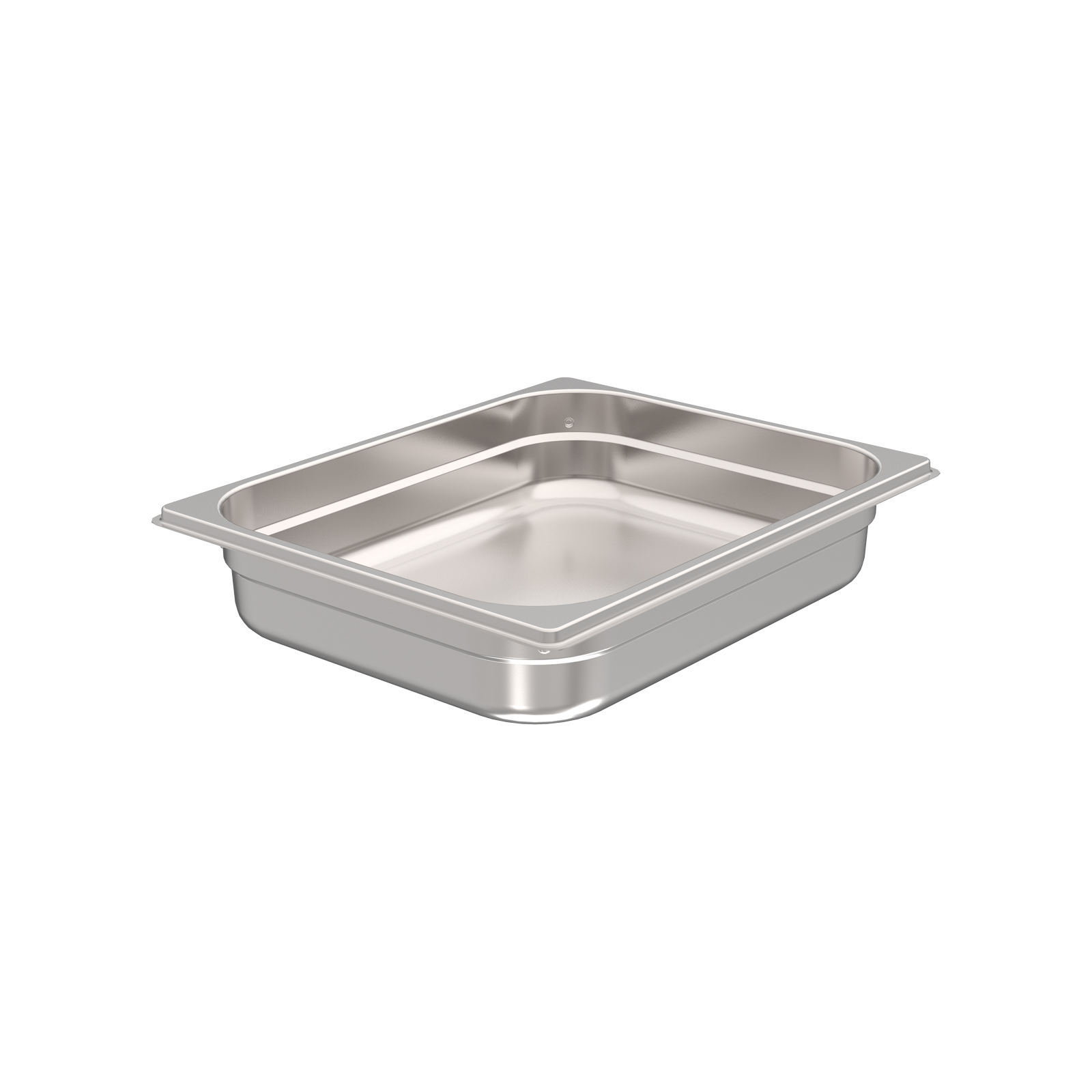 Bac gn1/2 - plein - hauteur 65 mm - inox 18/05