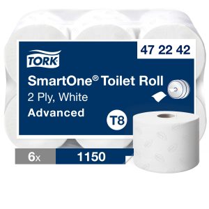 Papier toilette 2 plis - tork smart one t8