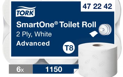 Papier toilette 2 plis – tork smart one t8