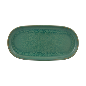 Plat oval - grès ø 30x15x3 cm - gemstone