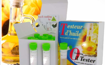 Boîte de 10 testeurs d’huile de friture