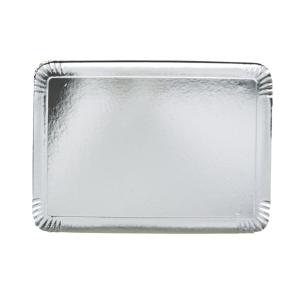 Plateau traiteur 19x28 cm - argent
