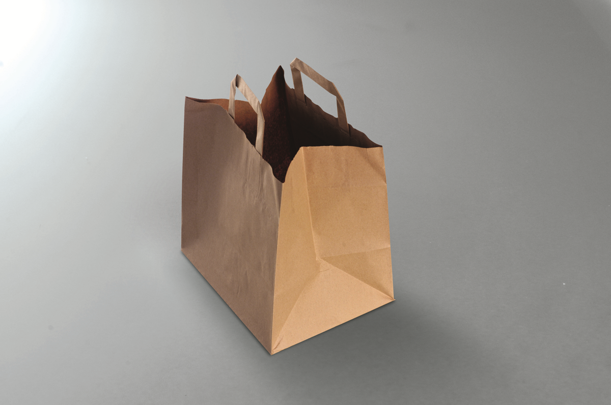Sac cabas - kraft brun 80gr/m3 - 26x20x28 cm