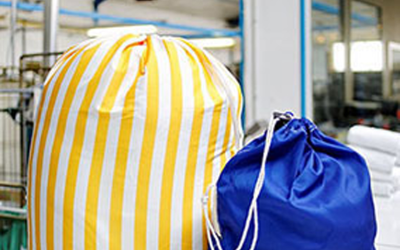 Sac à linge neutre 100 l – polyester 730×810 mm