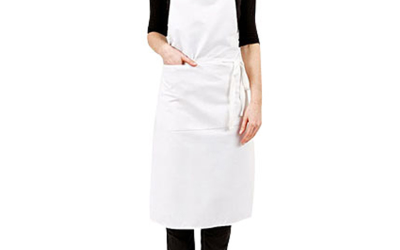 Tablier + poche – blanc – valet