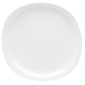Assiette plate-porcelaine 18,8x18cm-oslo blanc