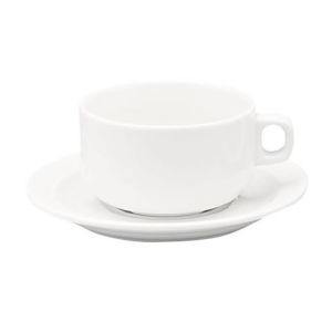 Tasse thé 15cl-porcelaine-oslo blanc