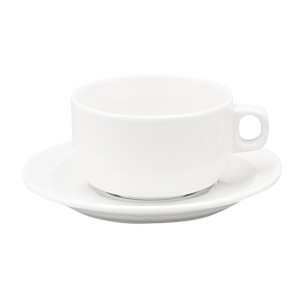 Tasse déjeuner 28cl-porcelaine-oslo blanc