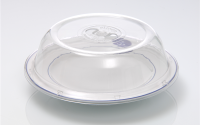 Cloche ronde – copolyester ø 25,4×6,5 cm