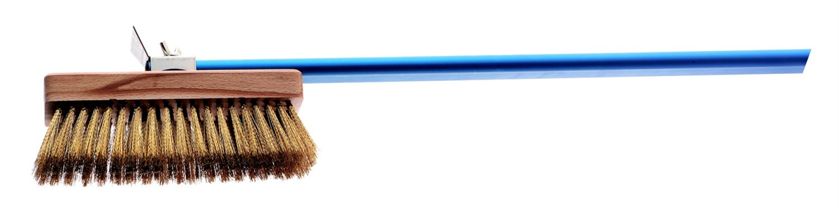 Brosse pour four à pizza - laiton 20x6,5 cm