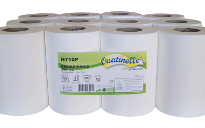 Essuie-mains bobine 200 formats – blanc – star