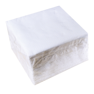 Serviette 30x30 cm - blanche - 1 pli